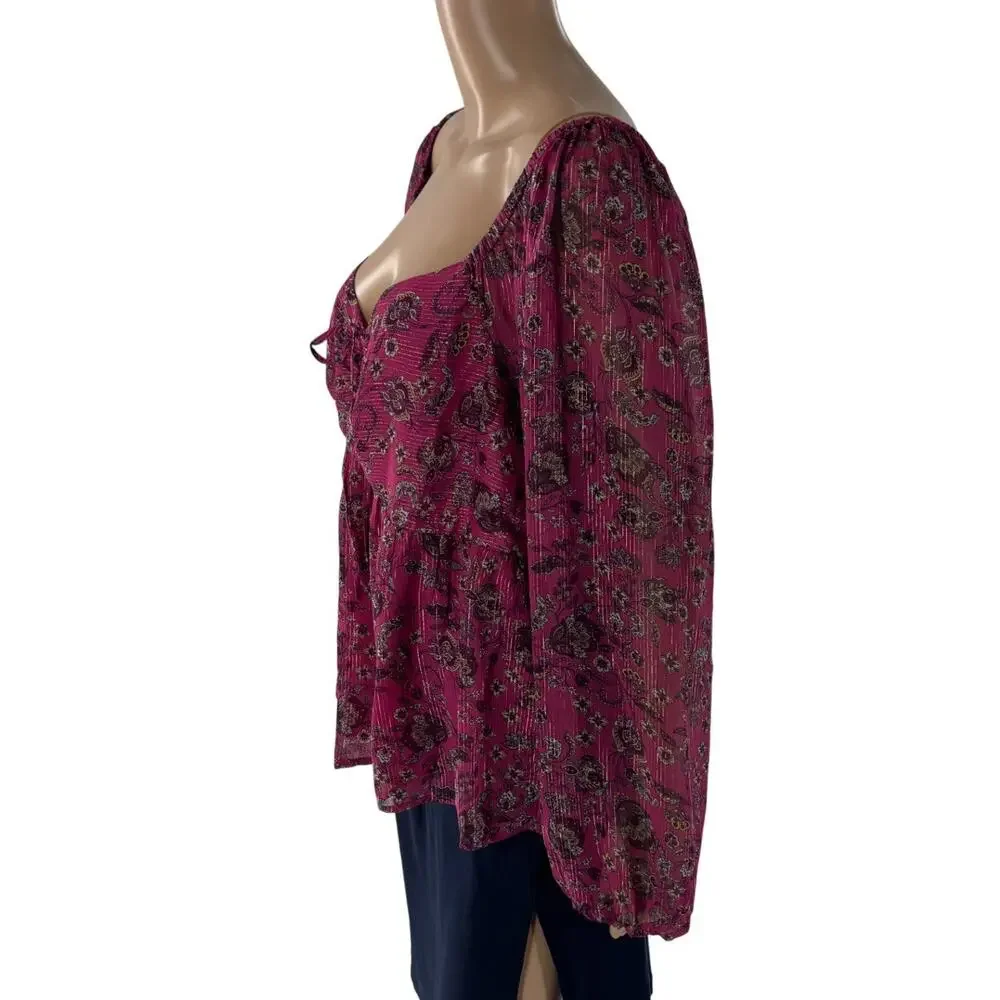 LOFT pink floral